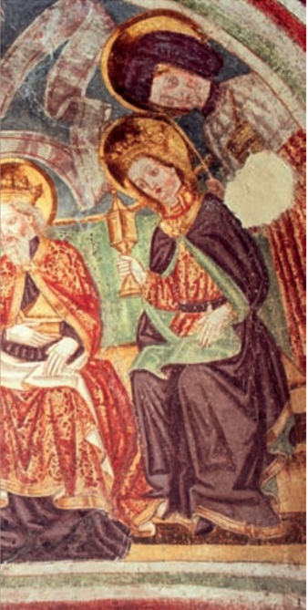 Detajl freske iz cerkve sv trojice