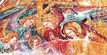 Freska iz cerkve sv Nikolaja Pazin