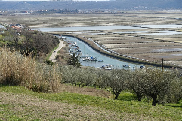 Veduta kanala in solin