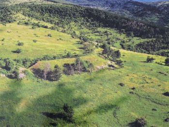 Akropola gradišča Gradec c