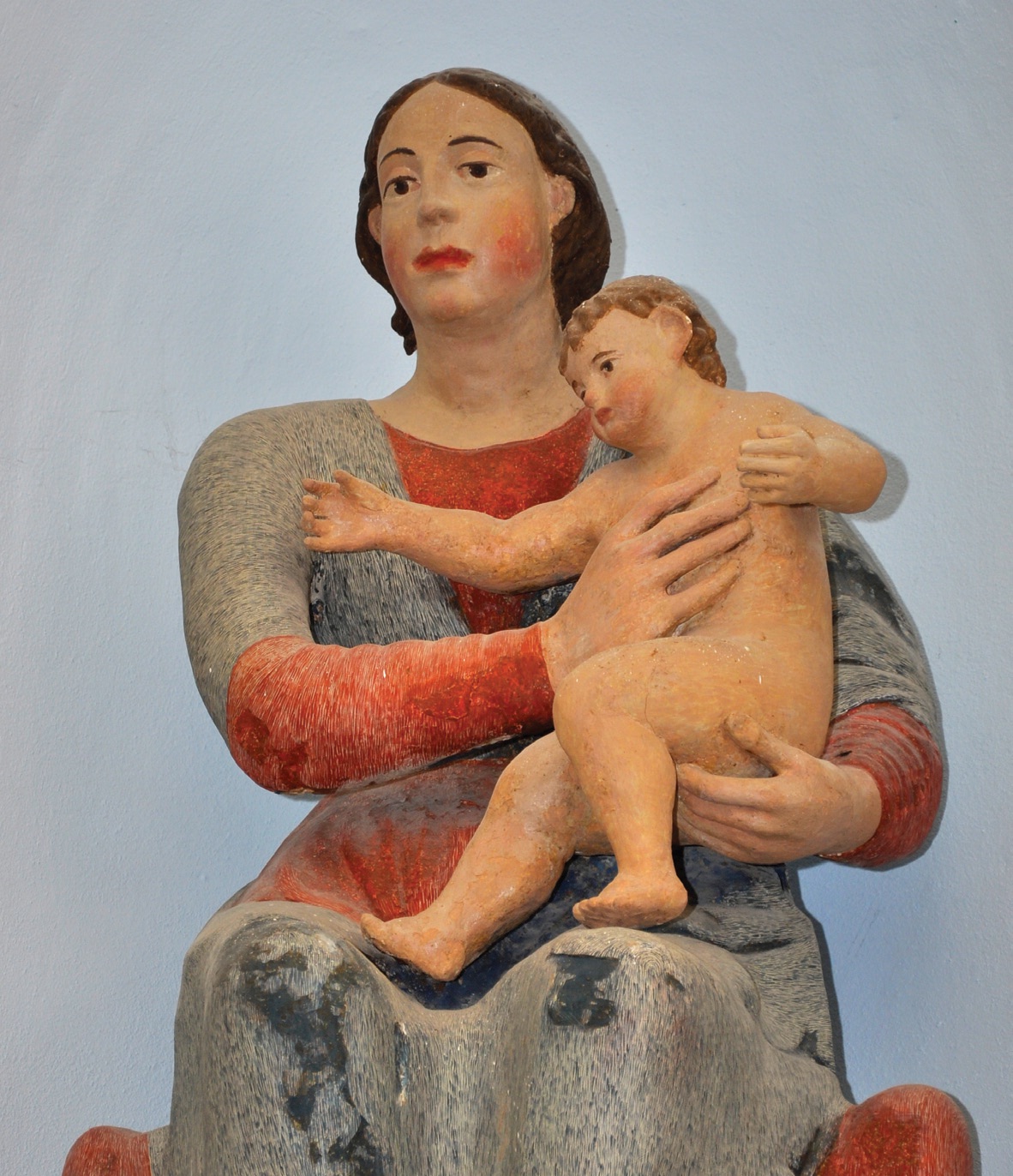 Plastika sedece Marije z detetom 1590