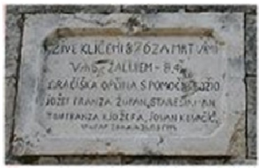 Napis na vaki cerkvi v Graiu