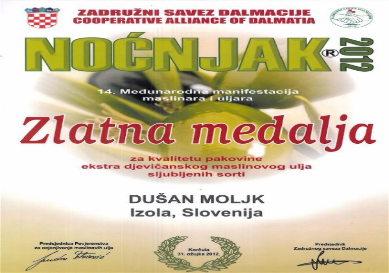 Oljčno olje Moljk