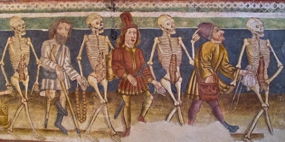 Mrtvaški ples v cerkvi sv Trojice v Hrastovljah